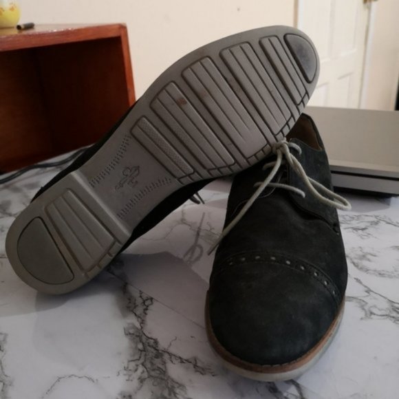 Cole Haan Suede Oxfords Shoes Size 8 - Picture 2 of 5